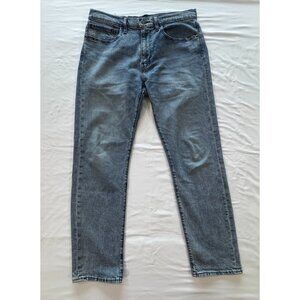 Levi's 502 Taper Jeans Men's 34x32 Blue Premium Denim Big E Good Condition